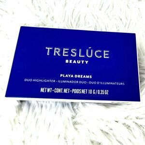 Tresluce Beauty Playa Dreams Duo Highlighter + Illuminator Palette Cream Powder
